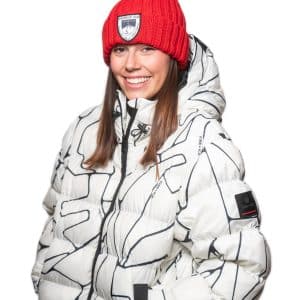 Bogner Fire+Ice Anorak Romy Estampado Blanco-Negro Talla 34