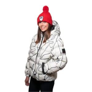 Bogner Fire+Ice Anorak Romy Estampado Blanco-Negro Talla 34