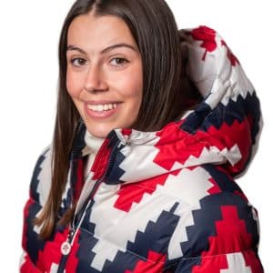 Perfect Moment Parka Polar Flare Print Talla S